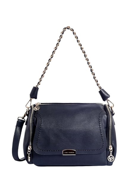 Lino Perros Black Solid Duffle Handbag Lino Perros Black Solid Duffle Handbag