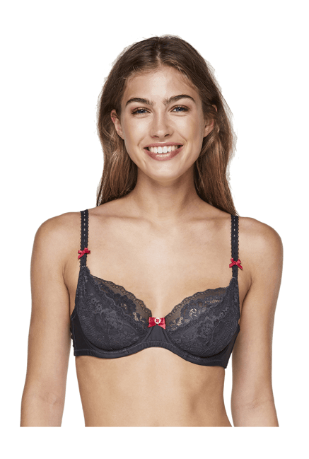 Hunkemoller Nine Iron Under Wired Maya Balconette Bra Hunkemoller Nine Iron Under Wired Maya Balconette Bra