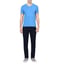 Boss Blue Slim-Fit Cotton T-Shirt 'Teal 11'
