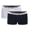 Emporio Armani Black & White Trunks (Pack Of 2)