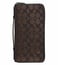 Coach Mahogany Double Zip Travel Organizer