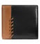 Coach Black Rip And Repair Compact Wallet