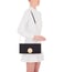 Coccinelle Michelle Lock Nero Leather Clutch