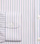 Brooks Brothers Blue & Coral Regent Fit Striped Dress Shirt