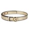 Armani Exchange Oro Round Buckle Skinny Belt