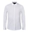 Armani Exchange White Mini Print Contrast Collar Shirt