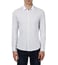 Armani Exchange White Mini Print Contrast Collar Shirt