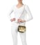 Coccinelle Gold Violaine Mirror Crossbody Bag