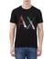 Armani Exchange Black Digi Logo Print Slim Fit T-Shirts