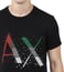 Armani Exchange Black Digi Logo Print Slim Fit T-Shirts