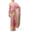 Swati and Sunaina Pink Ananya Padmini Silk Saree With Blouse