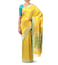 Swati and Sunaina Yellow Tejas Silk Saree With Blouse
