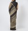 Vaishali S Gold & Black Striped Silk Saree