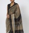 Vaishali S Gold & Black Striped Silk Saree