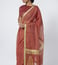 Vaishali S Coral Textured Handwoven Saree
