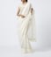 Vaishali S White Striped Chanderi Saree