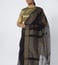 Vaishali S Black Textured Chanderi Silk Saree