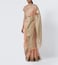 Vaishali S Peach Textured Silk Saree