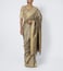 Vaishali S Gold Textured Mulberry Silk Saree