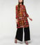 Ritu Kumar Rust & Black Geometric Print Kurti