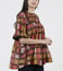 Ritu Kumar Rust & Black Geometric Print Kurti