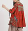 Ritu Kumar Rust Printed Short Kurti