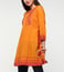 Ritu Kumar Orange Embroidered Tie-Up Kurti