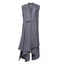 Chola Grey Checks Linen Jacket
