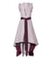 Chola Purple & White Striped Cotton Jacket