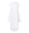 Chola White Maxi Drape Dress