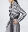 Chola Black & White Checks Top