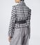 Chola Black & White Checks Top