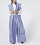 Chola Blue Textured Cotton Jacket