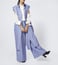 Chola Blue Textured Cotton Jacket