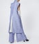 Chola Blue Textured Cotton Jacket