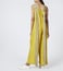 Chola Mustard Textured Pinafore Jumpsuit