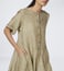 Chola Khaki Textured Deconstructed Jumpsuit