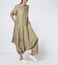 Chola Khaki Textured Deconstructed Jumpsuit