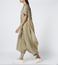 Chola Khaki Textured Deconstructed Jumpsuit