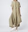 Chola Khaki Textured Deconstructed Jumpsuit