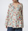 Pero White Floral Print Top