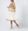 Pero White Floral Print Knee Length Dress