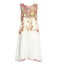 Pero White Floral Print Knee Length Dress