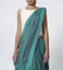 Abraham & Thakore Green & Pink Maheshwar Saree