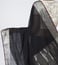Abraham & Thakore Black Manglagiri Saree With Silver Border