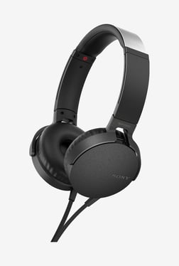 Sony XB550AP EXTRA BASS Over Ear Headphones with Mic (Black)