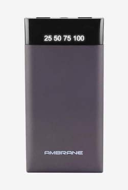 Ambrane Plush PP10 10000 mAh Power Bank (Grey)