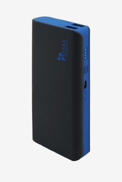 Syska X110 11000 mAh Power Bank (Black/Blue)