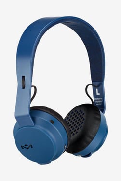 House of Marley REBEL BT JH101 On Ear Headphones (Blue)