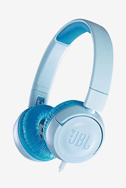 JBL JR300 Kids On The Ear Headphones (Ice Blue)